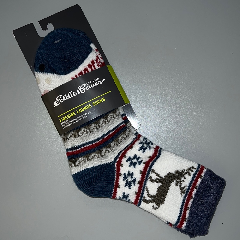 EDDIE BAUER FIRESIDE LOUNGE SOCKS WOMENS SHOES SIZE 5-10 new never use